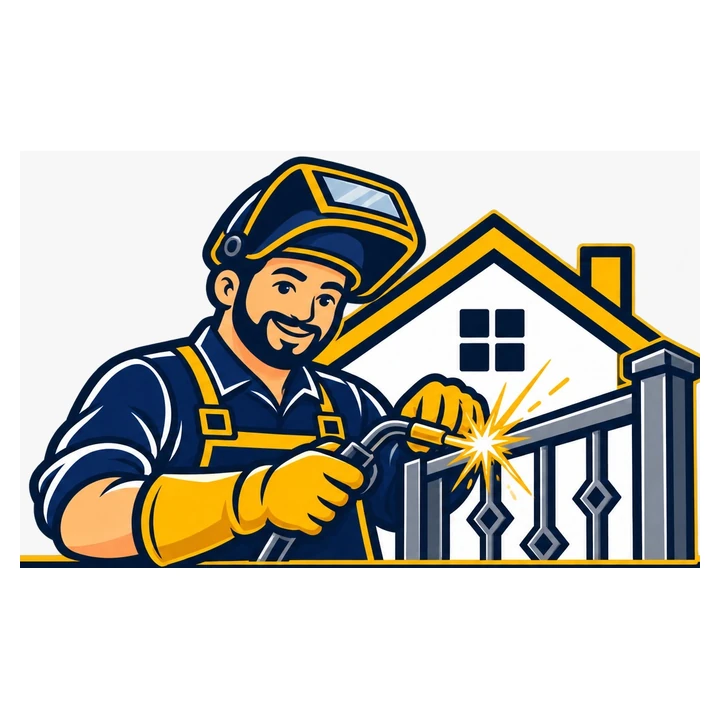 FixMyHomeMakkah welder and metal gate logo